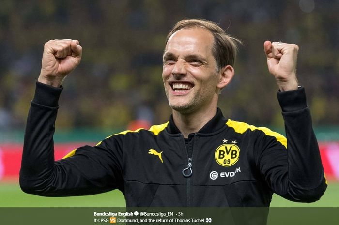 Thomas Tuchel sewaktu masih menjabat sebagai pelatih Borussia Dortmund.