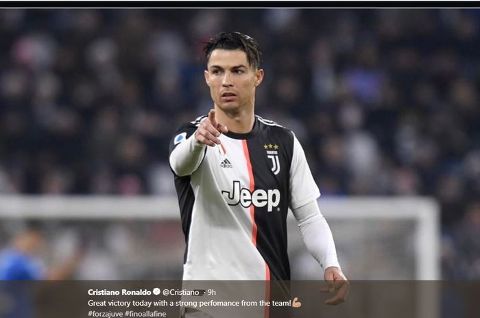 Bintang Juventus, Cristiano Ronaldo.