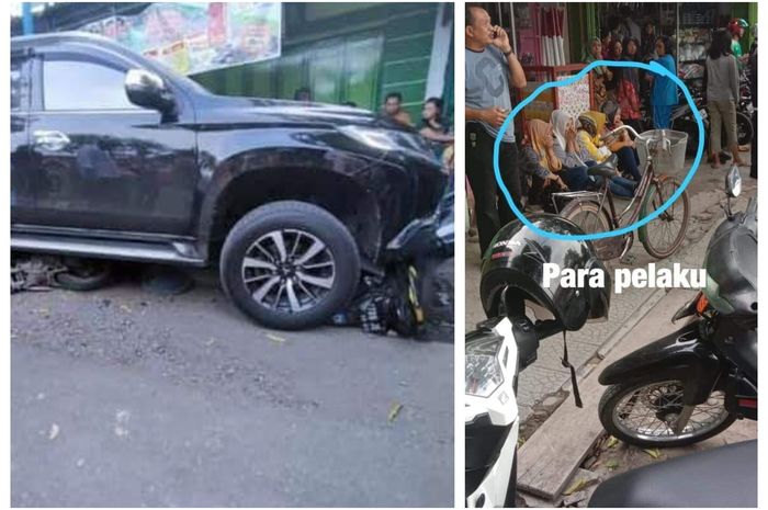 Bukannya Menyesal, Emak-emak Ini Justru Berselfie dengan Muka Bahagia padahal Baru Saja Tabrak Pemotor hingga Tewas, Keterlaluan