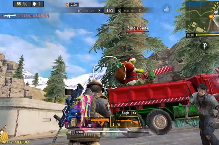 Zombie Santa in COD: Mobile