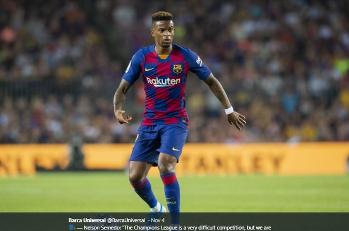 Bek kanan Barcelona, Nelson Semedo.