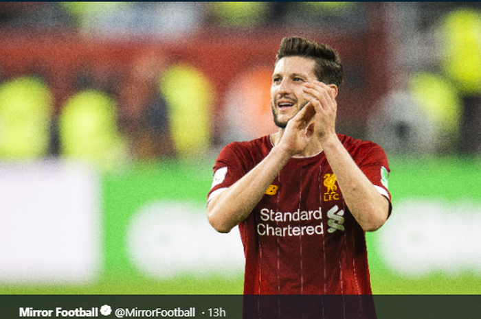 Gelandang Liverpool, Adam Lallana