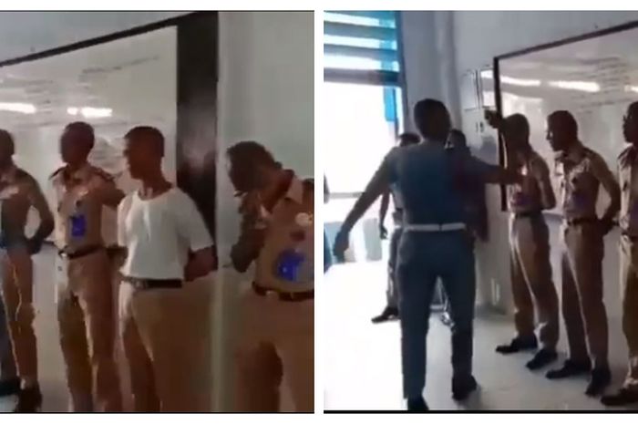 Viral Video Perploncoan di Sekolah Pelayaran, Perekam Cengengesan, Junior Usap Air Mata Kesakitan - Tribunnews