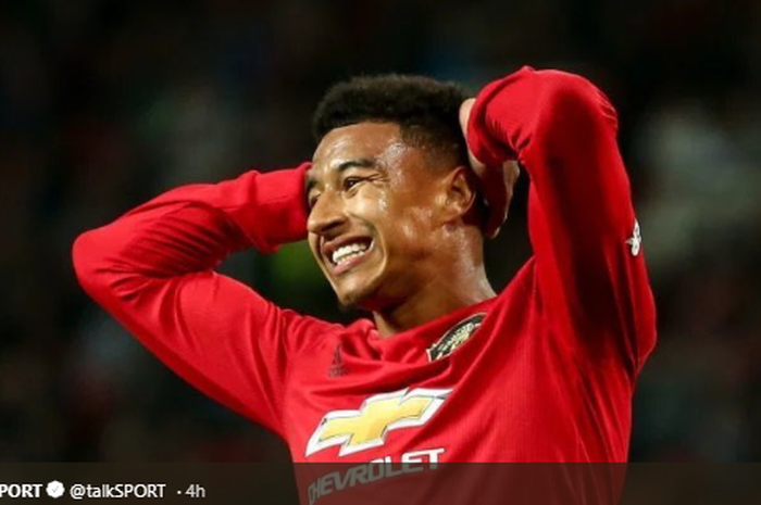 Pemain Manchester United, Jesse Lingard.