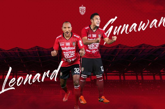 Dua pemain senior yang kontraknya diperpanjang Bali United, Leonard Tupamahu dan Gunawan Dwi Cahyo.