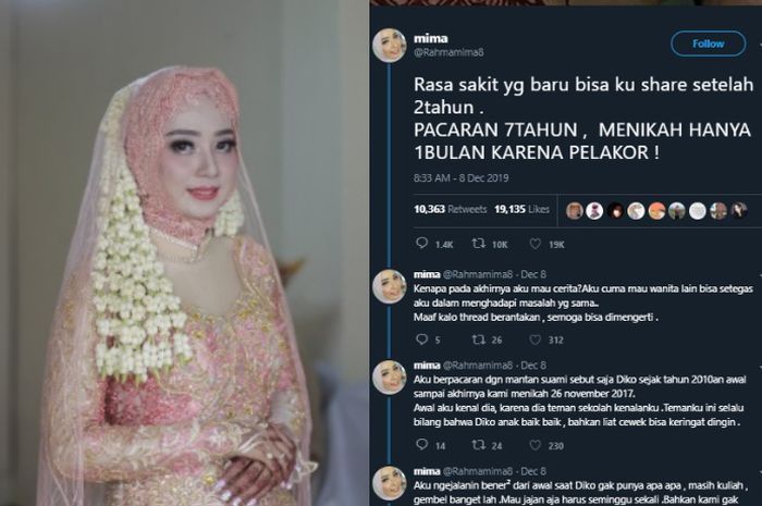 Viral curhatan wanita suami direbut pelakor