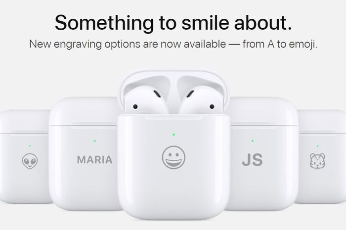 Apple Tawarkan Custom Charging Case AirPods dengan Gambar Emoji - MakeMac
