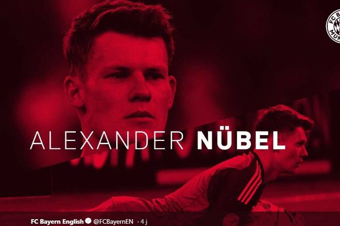 Kiper Schalke 04, Alexander Nuebel, resmi menjadi pemain Bayern Muenchen.