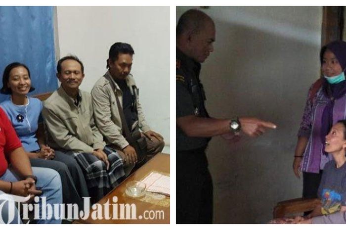Asminiwati tersenyum sumringah setelah berhasil keluar dari kamar di rumahnya.