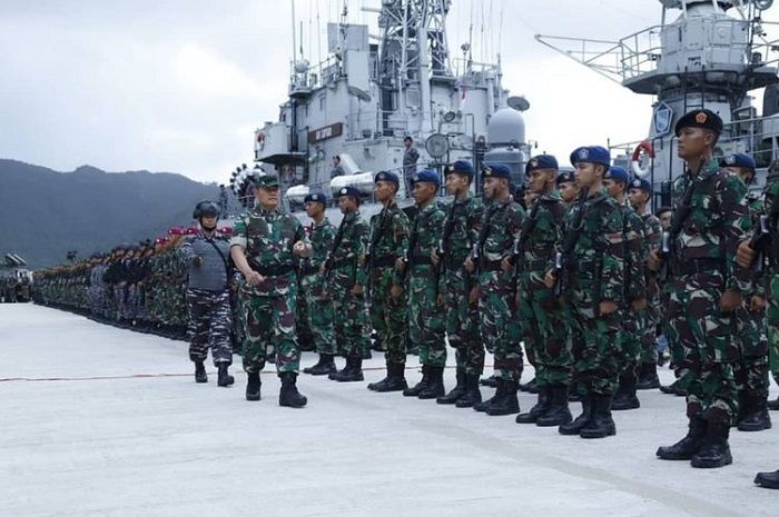 Siap Pertempuran Laut Tni Kirim 600 Prajurit Dan 5 Kapal Perang