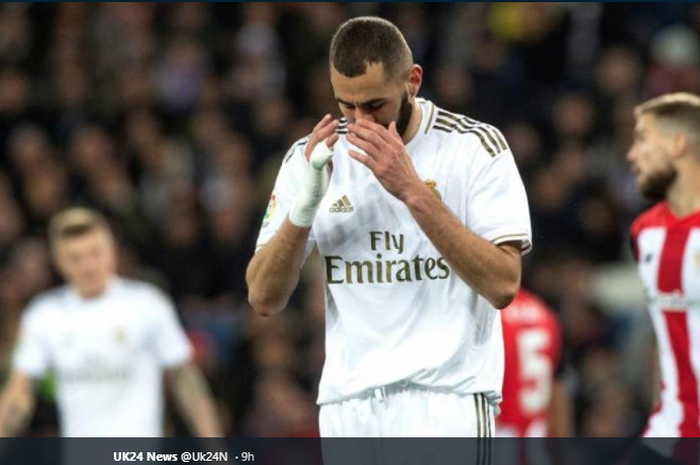 Striker Real Madrid, Karim Benzema.