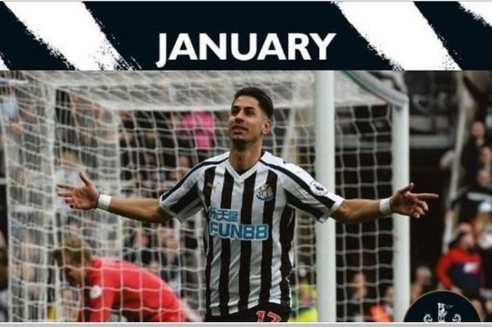 Ayoze Perez masih dicantumkan dalam kalender terbaru Newcastle United meski tidak lagi berstatus sebagai pemain klub tersebut.