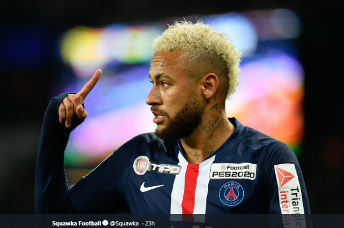 Megabintang Paris Saint-Germain, Neymar.