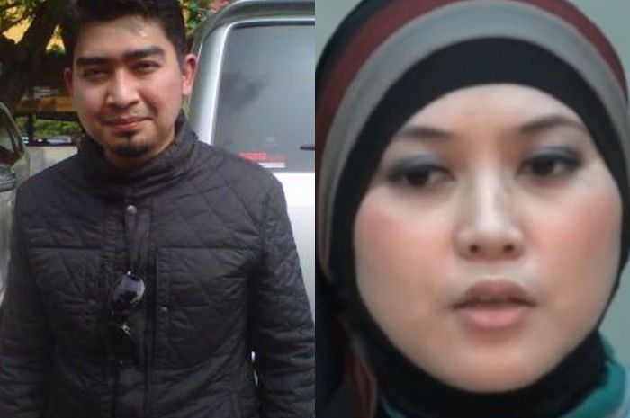 Dewi Yulianti dan mantan suaminya Ustaz Solmed