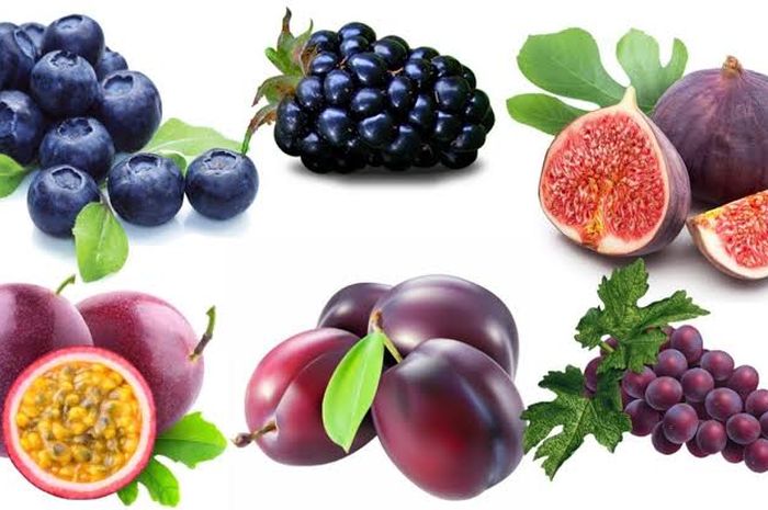 Lucunya Sayuran dan Buah  buahan Warna  Ungu  Ini Nyatanya 