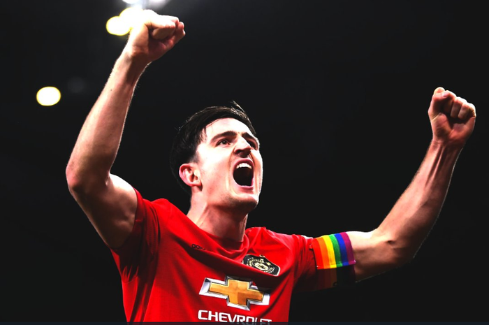 Kapten anyar Manchester United, Harry Maguire.