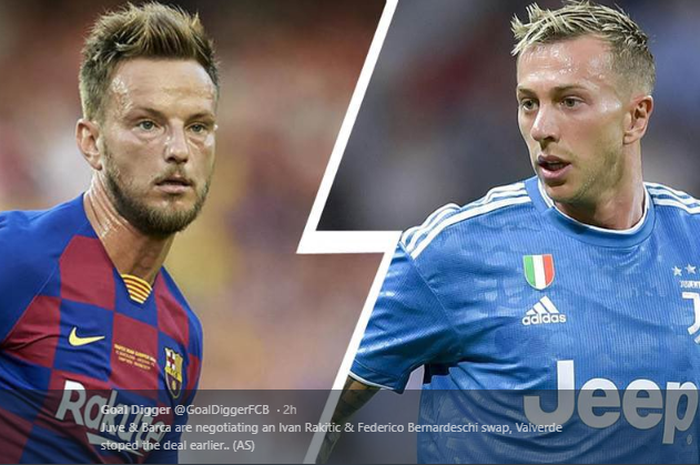 Juventus dan Barcelona sedang berusaha untuk mewujudkan pertukaran pemain yang melibatkan Ivan Rakitic dan Federico Bernardeschi.