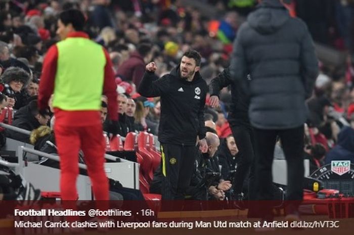 Asisten Manajer Manchester United, Michael Carrick, begitu senang dengan komposisi lini tengan timnya.