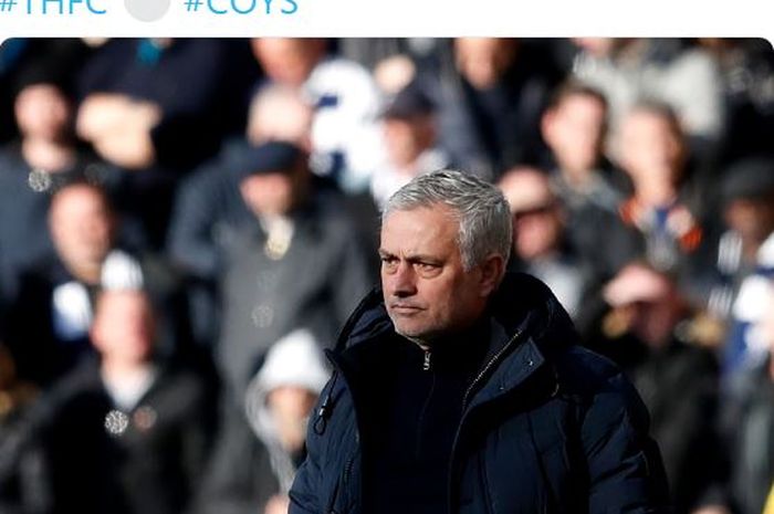 Pelatih Tottenham Hotspur, Jose Mourinho.