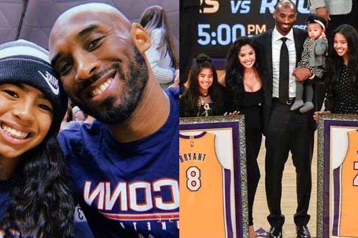 Tak Hanya Menjadi Legenda, Kobe Bryant Juga Menjadi Seorang Family Man yang Merawat Empat Orang Putrinya