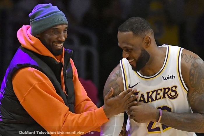 Legenda basket, Kobe Bryant memberikan selamat pada pebasket LA Lakers, LeBron James karena sudah memecahkan rekornya.