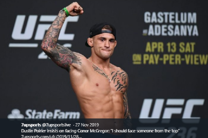 Petarung kelas ringan UFC, Dustin Poirier.