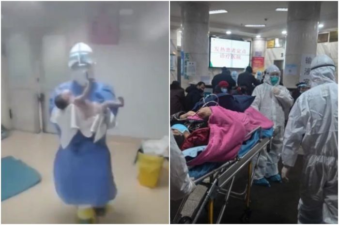 Detik-detik bayi dilahirkan di tengah ancaman virus corona.