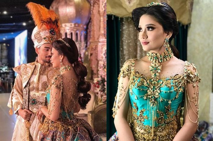 Pernikahan Anak Calon Bupati Jember Yang Mewah Bernuansa Aladdin Viral Ivan Gunawan Rancang Gaun Pengantin Ala Putri Jasmine Semua Halaman Grid Id