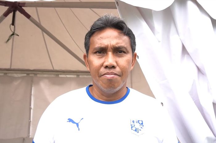 Pelatih timnas U-16, Bima Sakti, saat ditemui di acara coaching clinic dan turnamen U-16 bersama Tranmere Rovers, Sabtu (8/2/2020). 