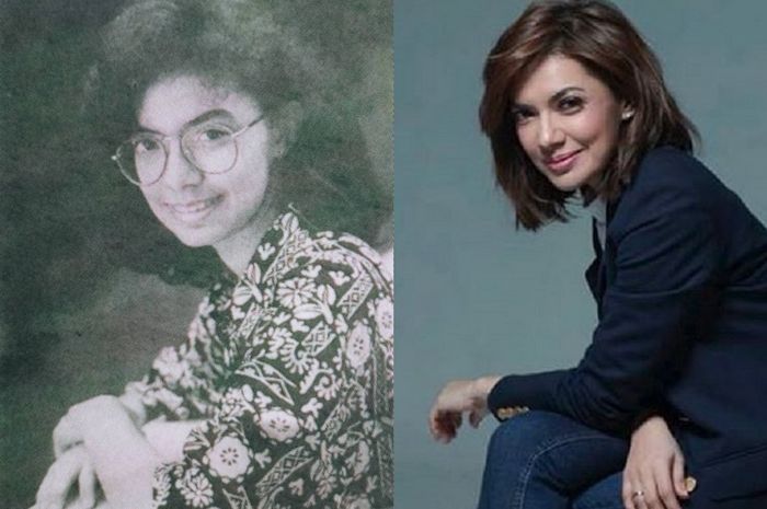 Najwa Shihab saat duduk di bangku sekolah dengan sekarang