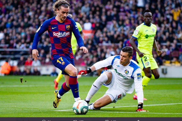Duel antara Barcelona melawan Getafe tersaji di Stadion Camp Nou pada pekan ke-24 Liga Spanyol, Sabtu (15/2/2020) pukul 22.00 WIB.