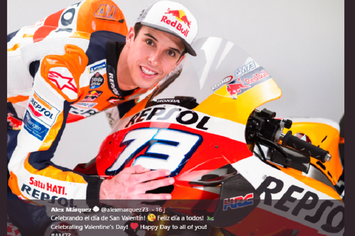 Pembalap Repsol Honda, Alex Marquez. 