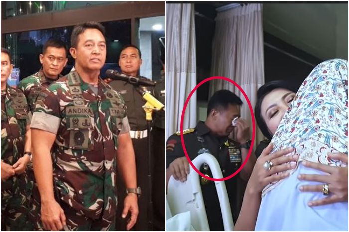 Jadi Orang Nomor Satu di TNI AD, KSAD Andika Perkasa Luntur Kegagahannya Saat Jenguk Prajuritnya yang Dirawat di RS, Sembunyi di Balik Tirai Sembari Menitikkan Air Mata