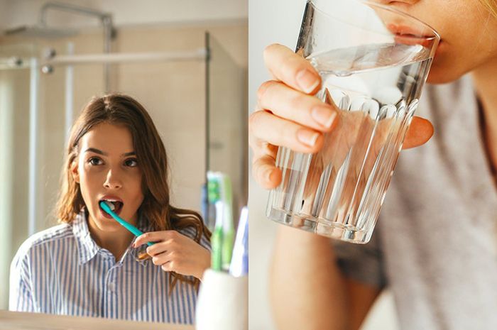 Cuma Minum Air Putih Sebelum Sikat Gigi Di Pagi Hari Khasiat Yang Gak 