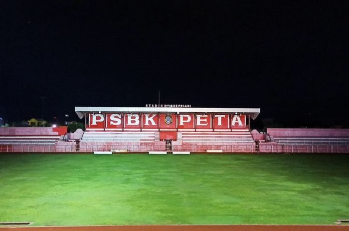 Stadion Soeprijadi di Kora Blitar siap menggelar laga semifinal Piala Gubernur Jatim 2020.