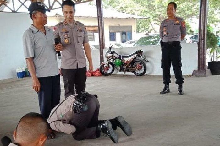 Suasana haru saat Latja Polisi