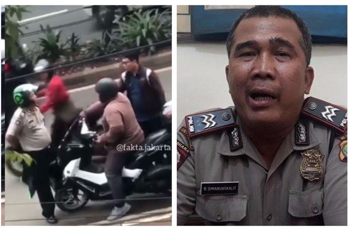 Sosok Polisi Viral Berjaket Driver Ojol Hadang Pengendara Ugal-ugalan, Ternyata Begini Kronologi Lengkap dan Endingnya
