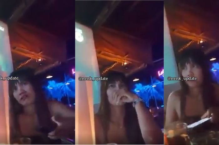 Kolase Foto Tangkapan Layar cewek yang batal order driver ojol berkali-kali