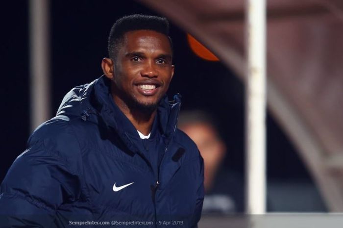 Mantan striker Inter Milan, Samuel Eto'o.