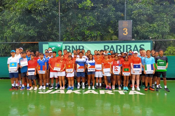 Foto peserta babak pra-kualifikasi Zona Asia/Oseania Piala Davis dan Fed Junior yang akan berlangsung di Jakarta, 24-29 Februari 2020