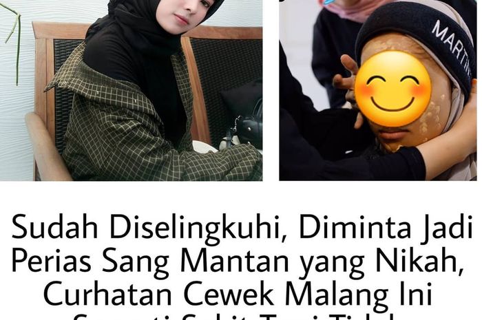 Sudah diselingkuhi, wanita ini malah disuruh jadi perias sang mantan saat menikah.