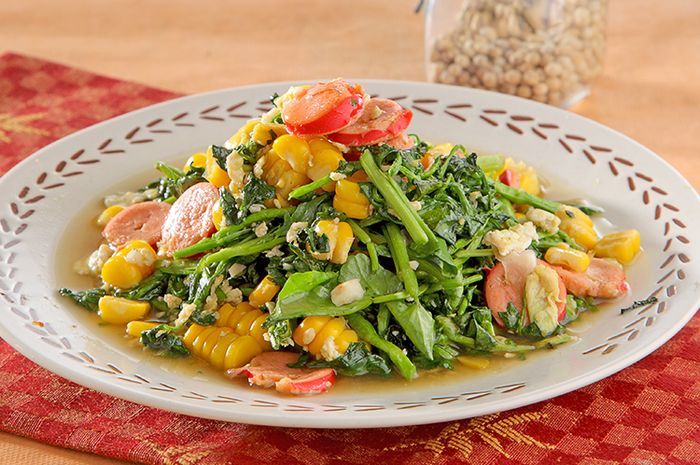 Resep Cah Slada Air Jagung Enak, Tumisan Praktis yang ...