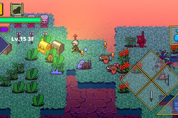 Labyrinth Legend, Action RPG Game with Pixel-Art style