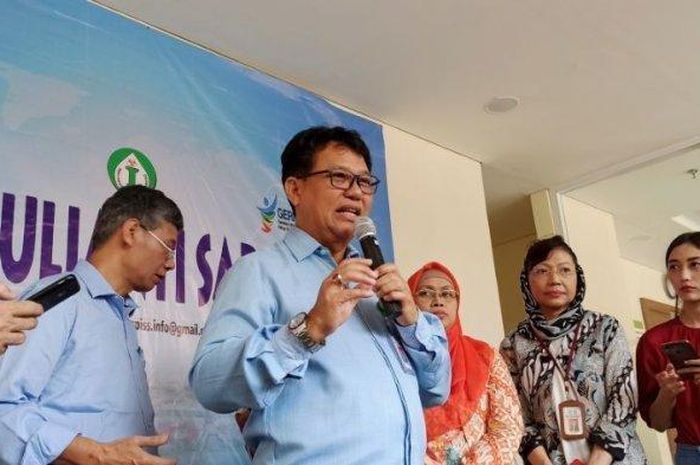 Direktur Utama RSPI Sulianti Saroso dr. Mohammad Syahril di RSPI Sulianti Saroso, Tanjung Priok, Jakarta Utara, Rabu (4/3/2020)