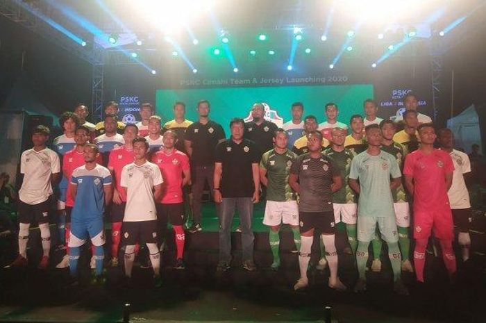 PSKC Cimahi yang baru promosi ke Liga 2, memperkenalkan 27 pemain dalam acara launching tim di Stadion Sangkuriang, Kota Cimahi pada Minggu (8/3/2020) malam. 