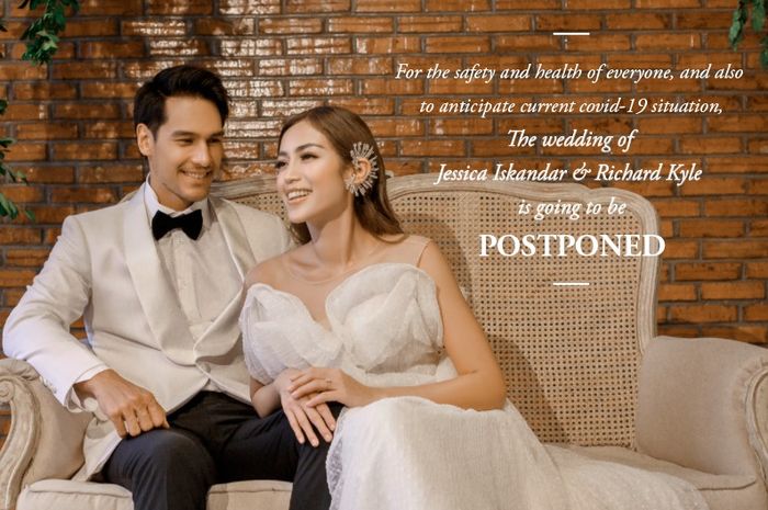 Pernikahan Jessica Iskandar dan Richard Kyle Ditunda.