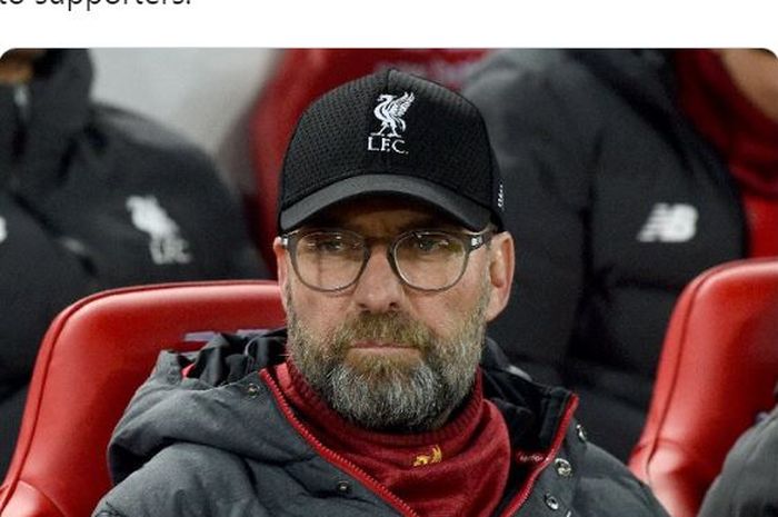 Pelatih Liverpool, Juergen Klopp.