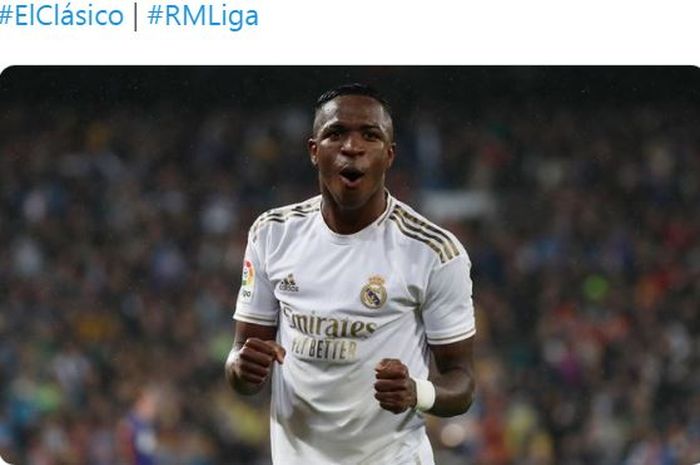 Penyerang Real Madrid, Vinicius Junior.