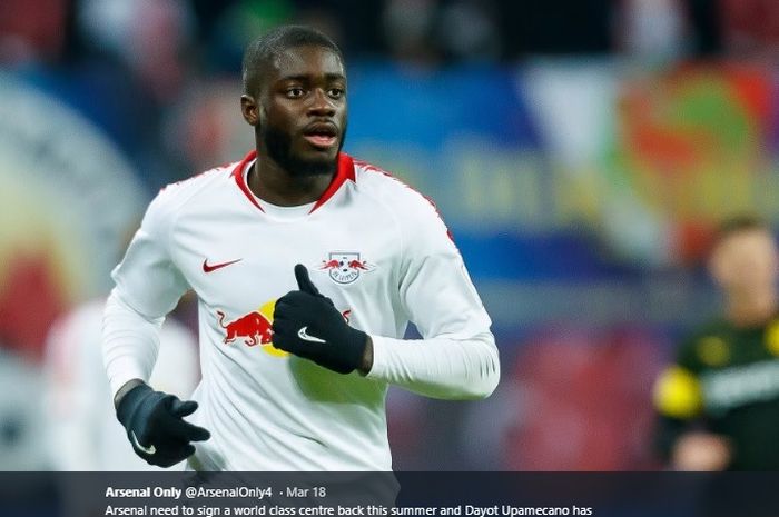 Bek tengah RB Leipzig, Dayot Upamecano, menjadi incaran klub top Eropa seperti Liverpool dan Manchester United.