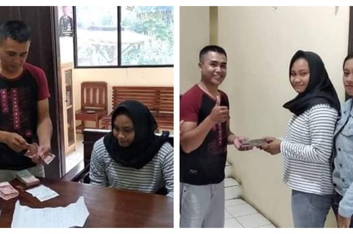 Viral Kejujuran 2 Gadis yang Temukan Uang Tunai Sebanyak Rp 19 Juta di Tengah Jalan Langsung Lapor ke Polisi Berakhir Bahagia, Begini Kisahnya...